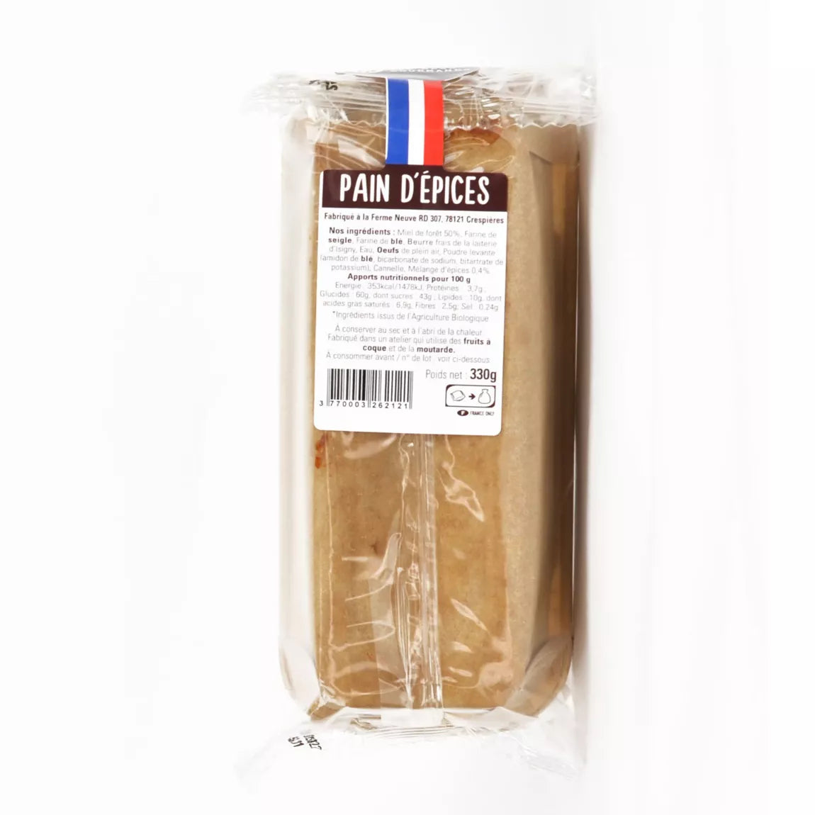 PAIN D'ÉPICES 50% DE MIEL - 300g