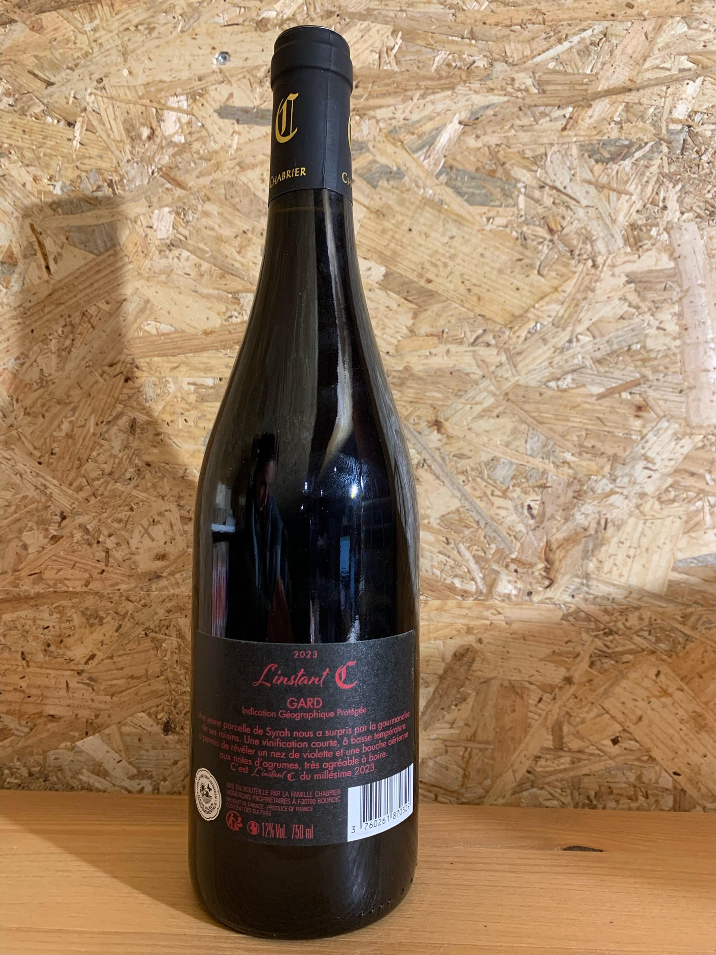 VIN ROUGE - L'INSTANT C - 750ml