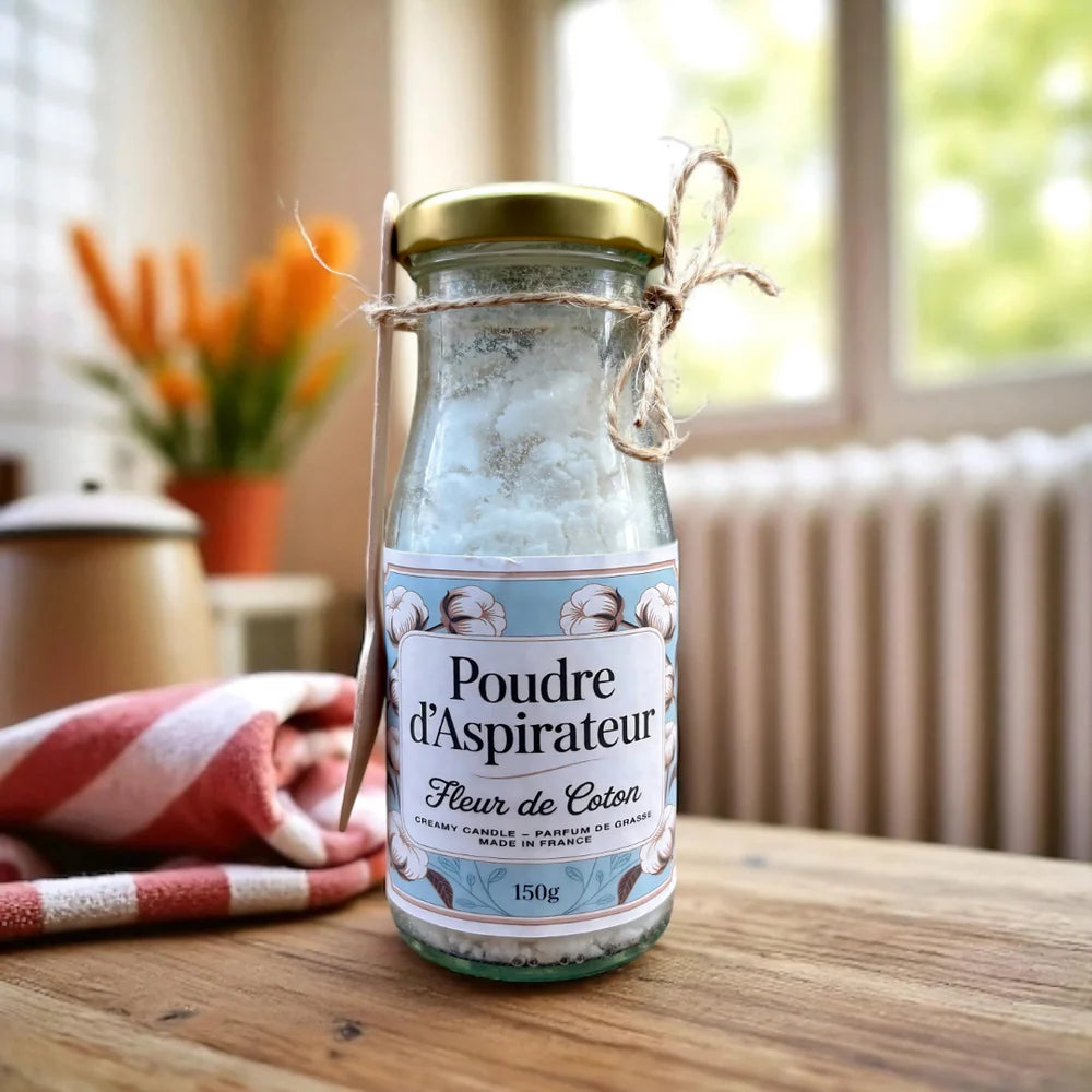 POUDRE ASPIRATEUR - FLEUR DE COTON - 150G