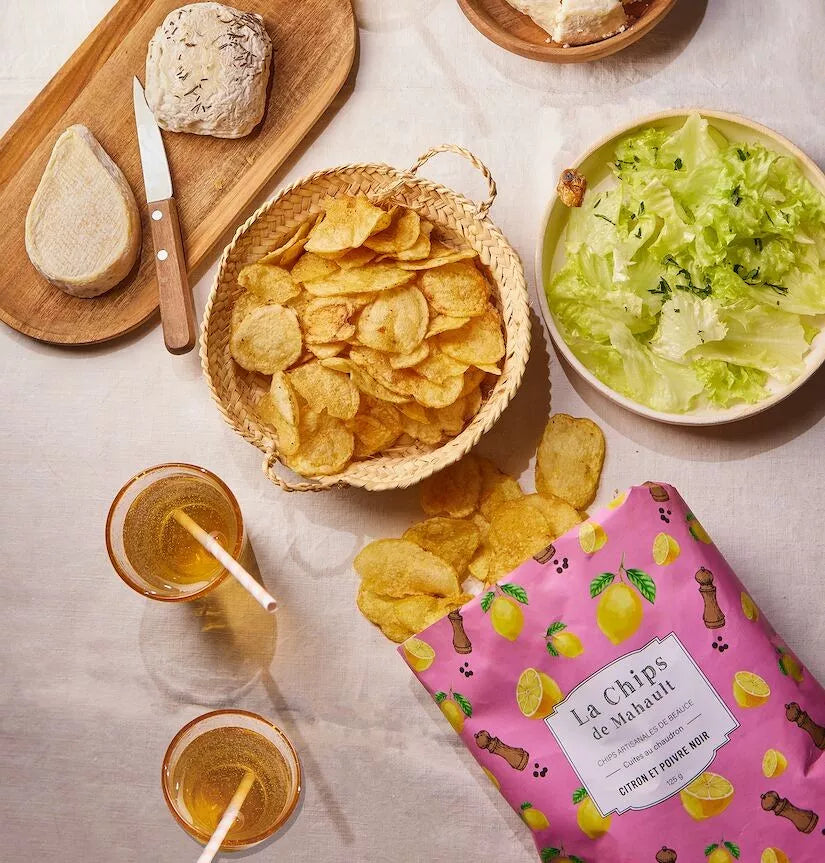 CHIPS DE MAHAULT CITRON ET POIVRE - 125G