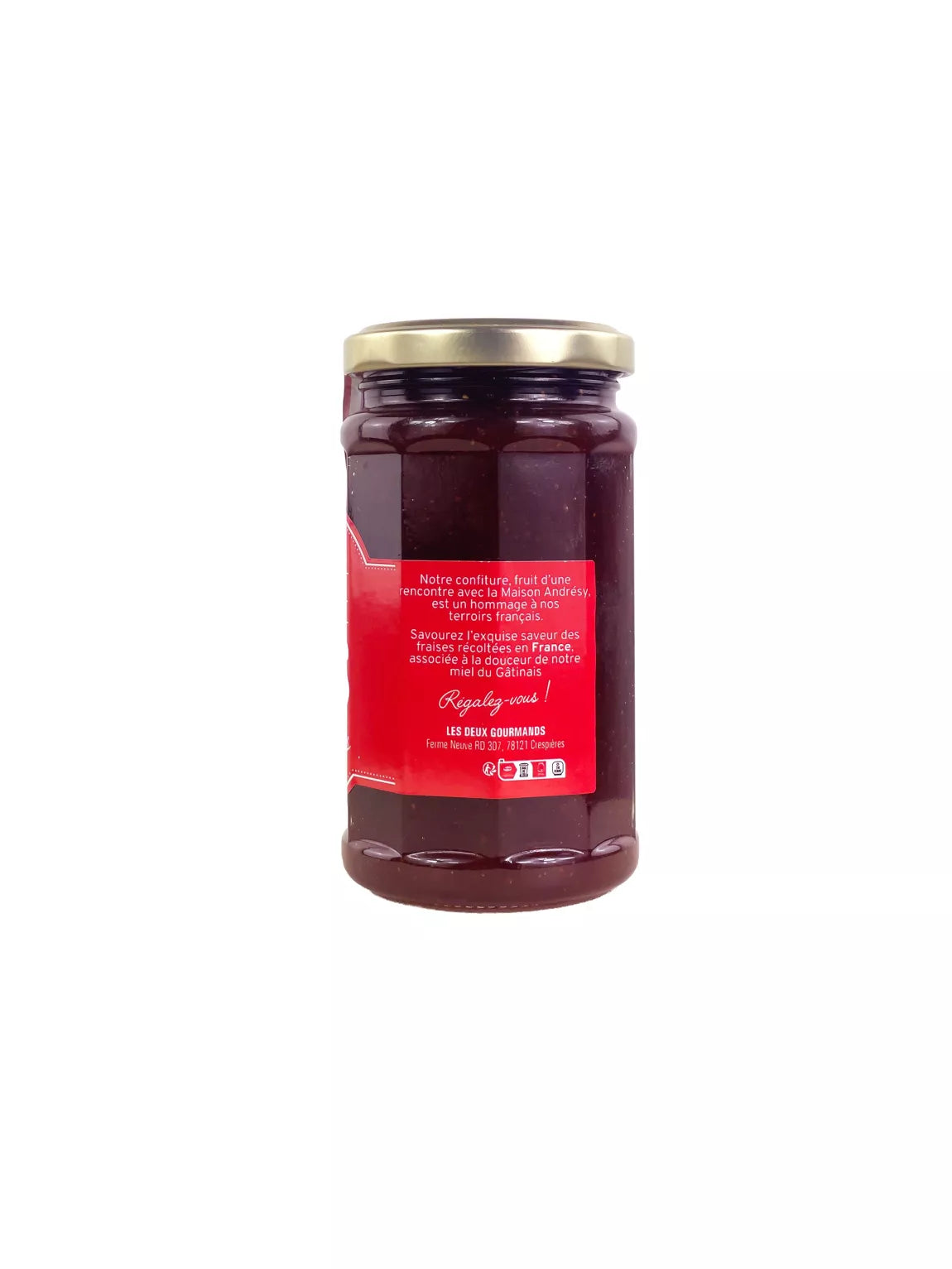 CONFITURE FRAISE & MIEL DU GÂTINAIS - 260g