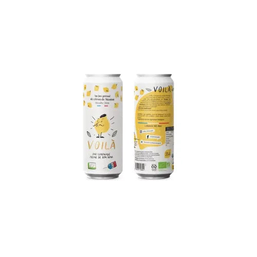 LIMONADE BIO AU JUS PRESSÉ DE CITRON DE MENTON - 33 CL