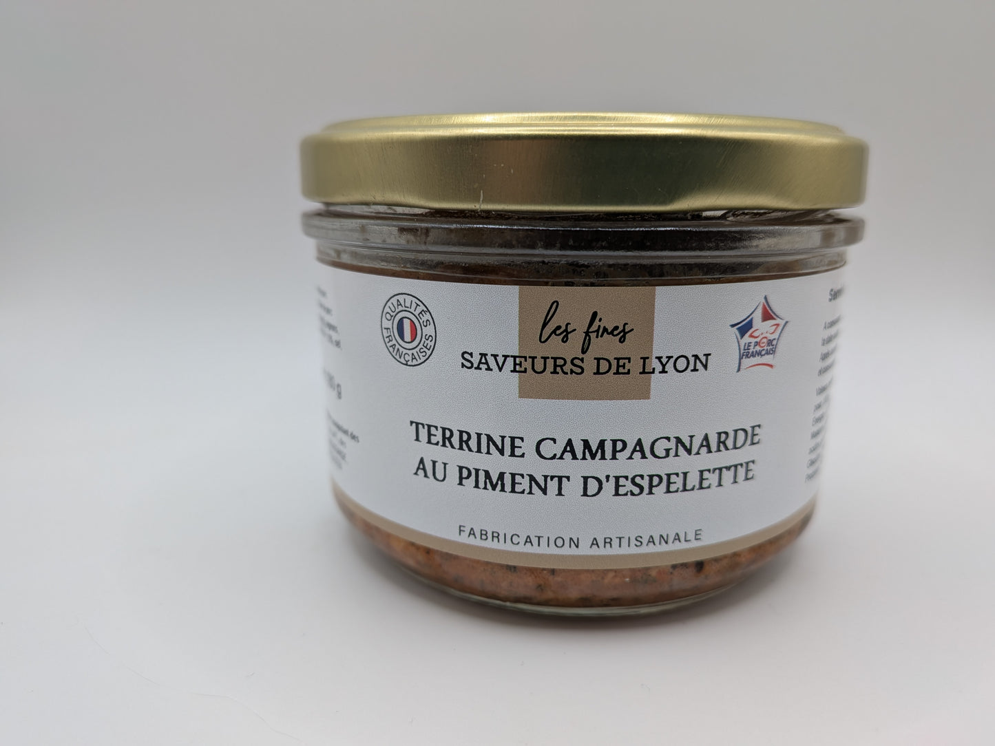 TERRINE CAMPAGNARDE AU PIMENT D'ESPELETTE - 180g