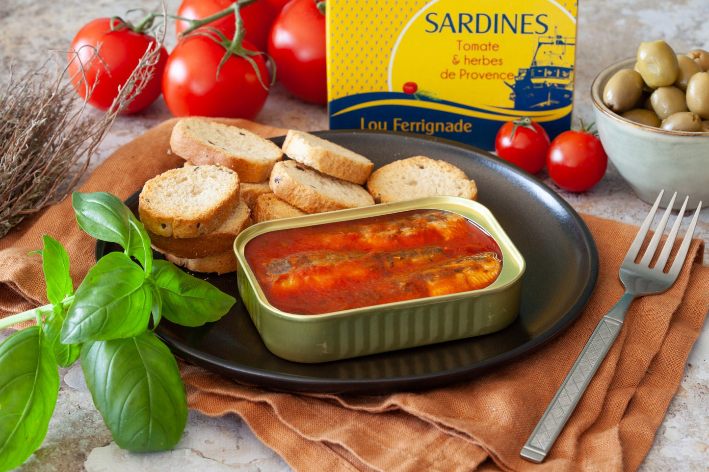 SARDINES A LA TOMATE ET HERBES DE PROVENCE - 115G