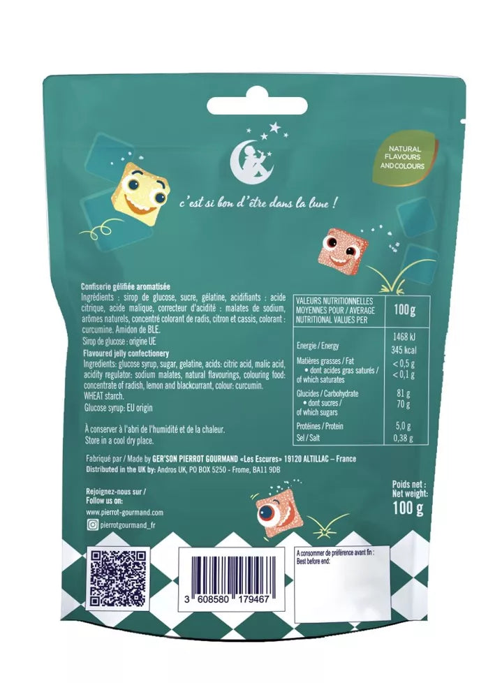SACHET DE BONBONS REFERMABLE CUBICKS - 100g