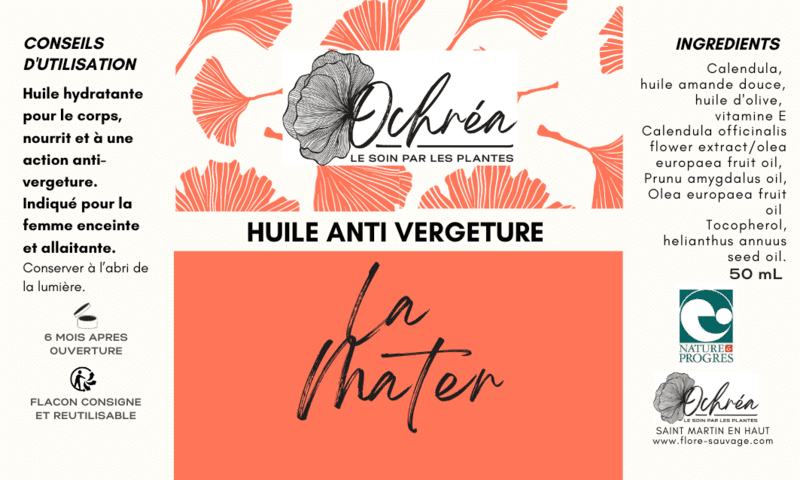 HUILE DE SOIN LA MATER - 50 ml