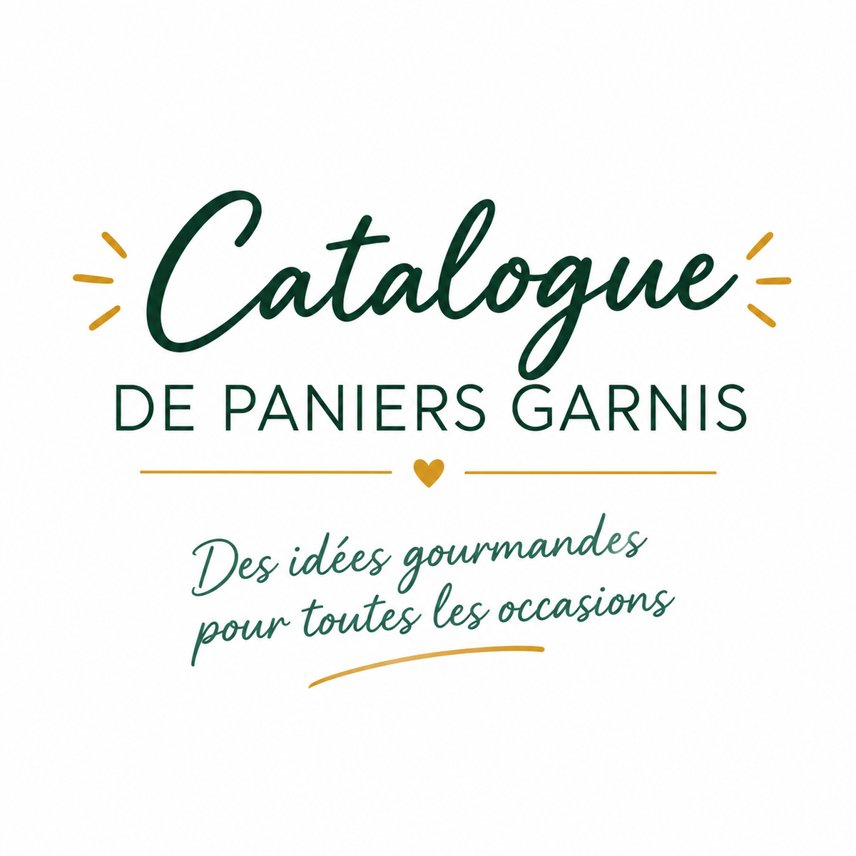 COFFRETS - PANIERS GARNIS
