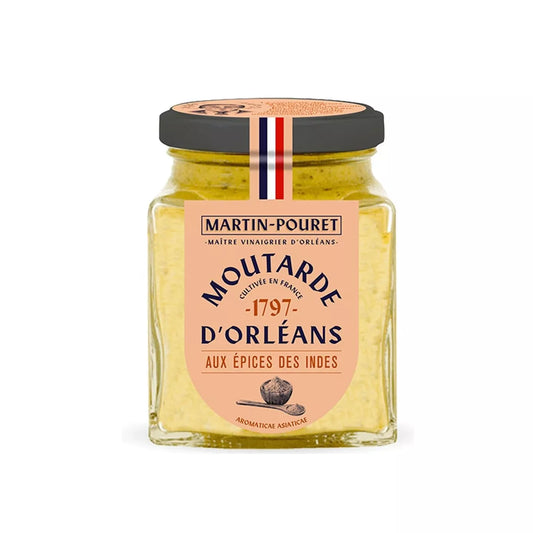 MOUTARDE D'ORLEANS AUX EPICES DES INDES - 200g