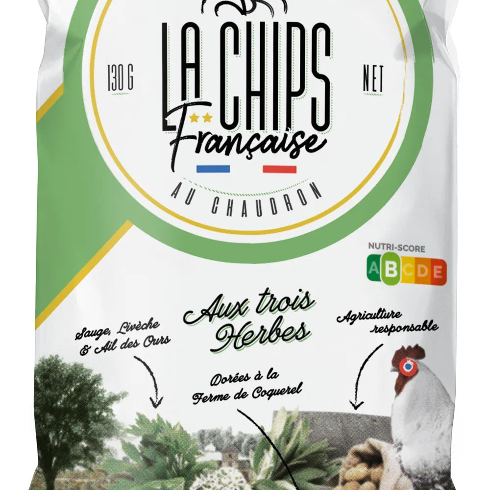 CHIPS AUX 3 HERBES - 130G