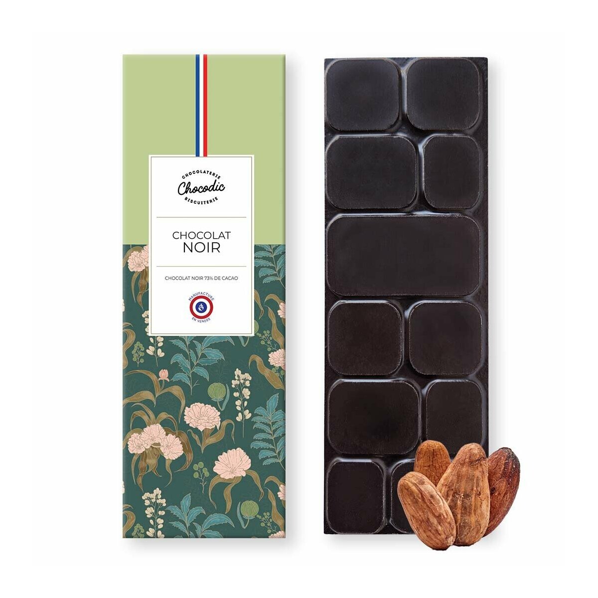 TABLETTE DE CHOCOLAT NOIR 73 % - 80g