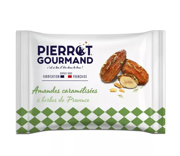 SACHET AMANDES CARAMÉLISÉES ET HERBES DE PROVENCE - 45g VEGAN