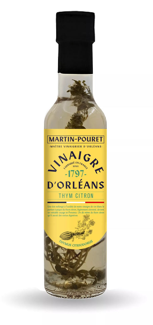 VINAIGRE D'ORLEANS THYM ET CITRON - 250ml