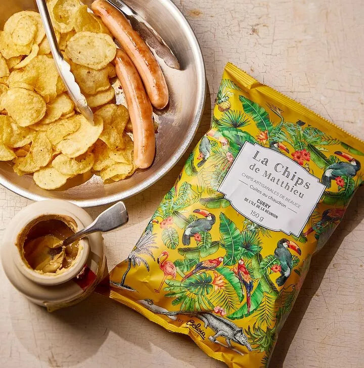 LA CHIPS DE MATTHIEU CURRY DE L'ILE DE LA RÉUNION - 125G