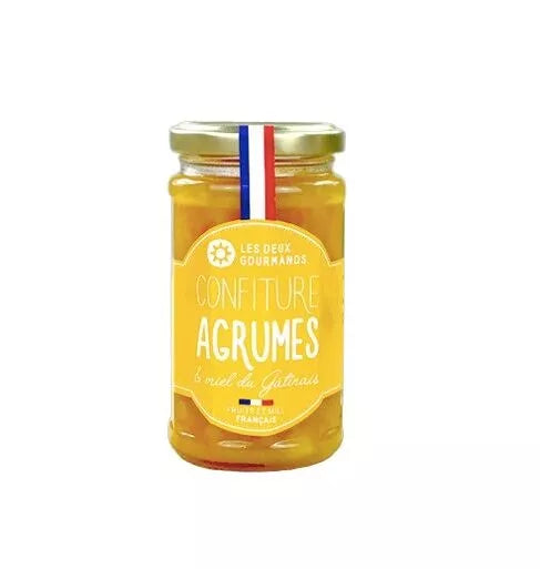 CONFITURE AGRUMES & MIEL DU GÂTINAIS - 260g