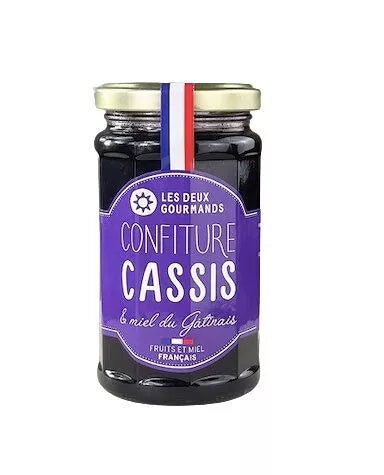 CONFITURE CASSIS & MIEL DU GÂTINAIS - 260g