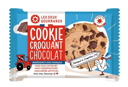 COOKIES CROQUANT CHOCOLAT X2 - SACHET 35g