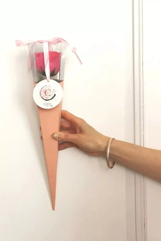 ROSE FUSCHIA EN SAVON