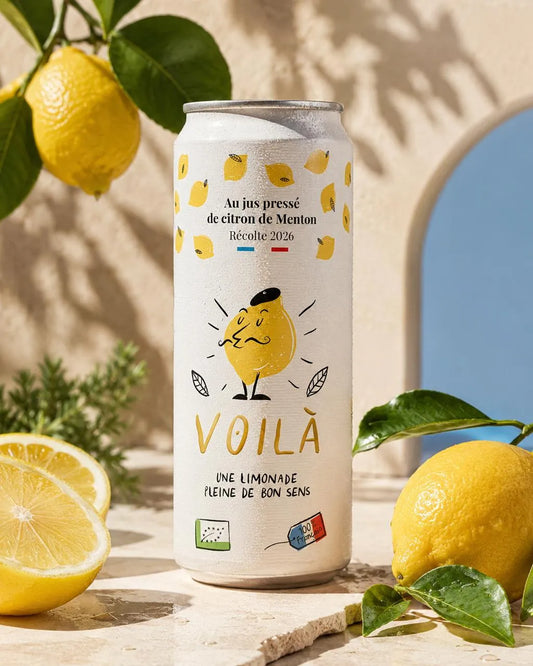 LIMONADE BIO AU JUS PRESSÉ DE CITRON DE MENTON - 33 CL