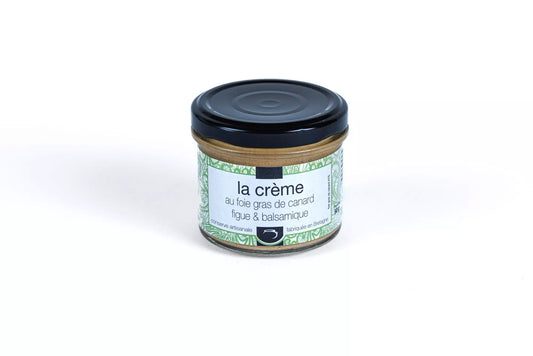 CREME DE FOIE GRAS DE CANARD FIGUE ET BALSAMIQUE - 90gr