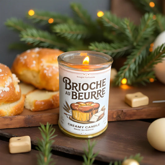 BOUGIES PARFUMÉE - BRIOCHE AU BEURRE
