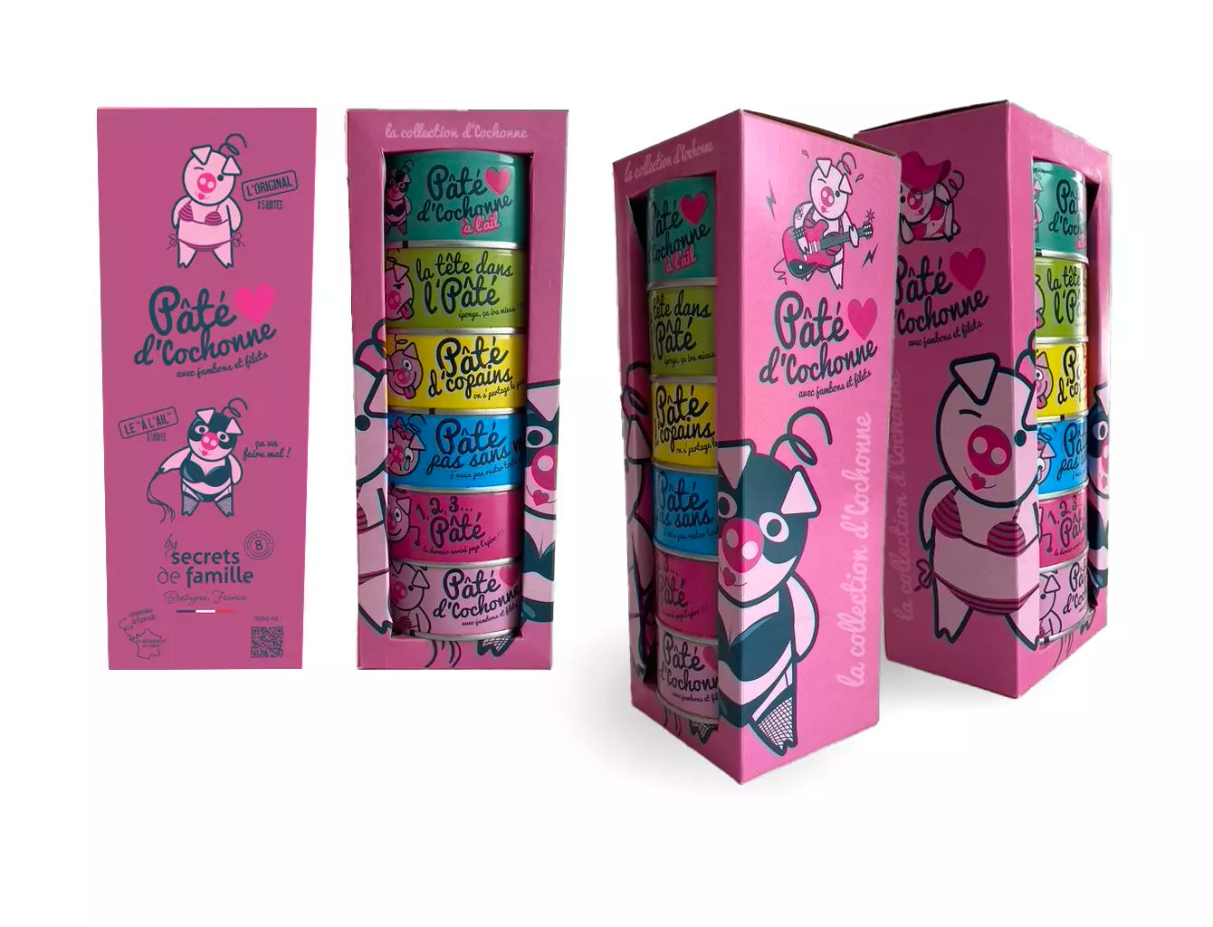 COFFRET GOURMAND - 6 BOITES