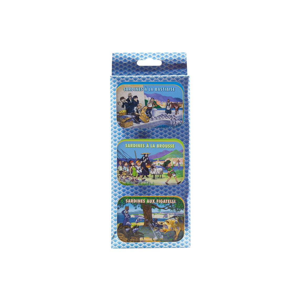 COFFRET CORSE 3 BOITES SARDINES - 345g