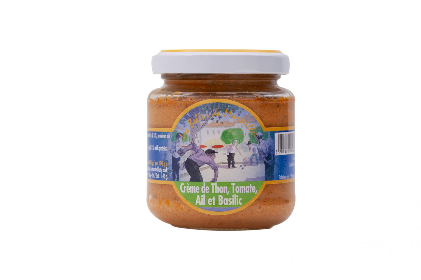 CREME DE THON, TOMATES, AIL ET BASILIC - 110G