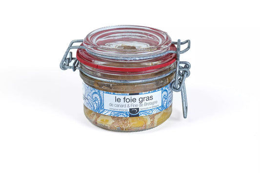 FOIE GRAS DE CANARD ENTIER ET FINE DE BRETAGNE  - 120gr