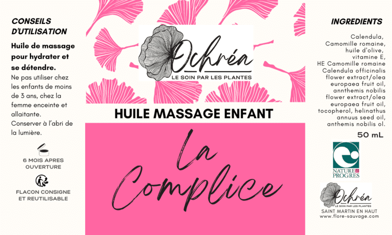 HUILE DE SOIN LA COMPLICE - 50ml