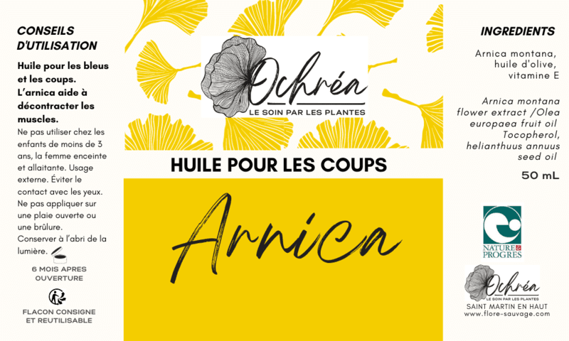 HUILE DE SOIN ARNICA - 50ml
