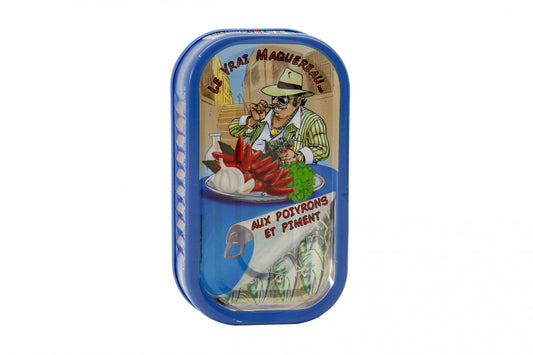 FILETS DE MAQUEREAUX AUX POIVRONS ET PIMENT - 125G