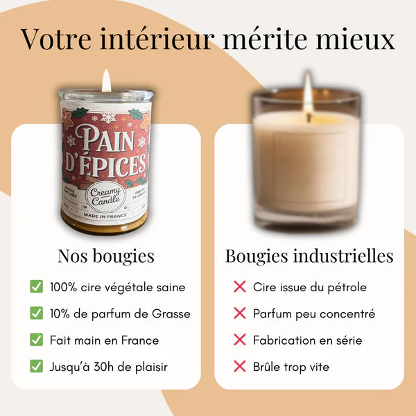 BOUGIE PARFUMÉE - PAIN D'EPICES