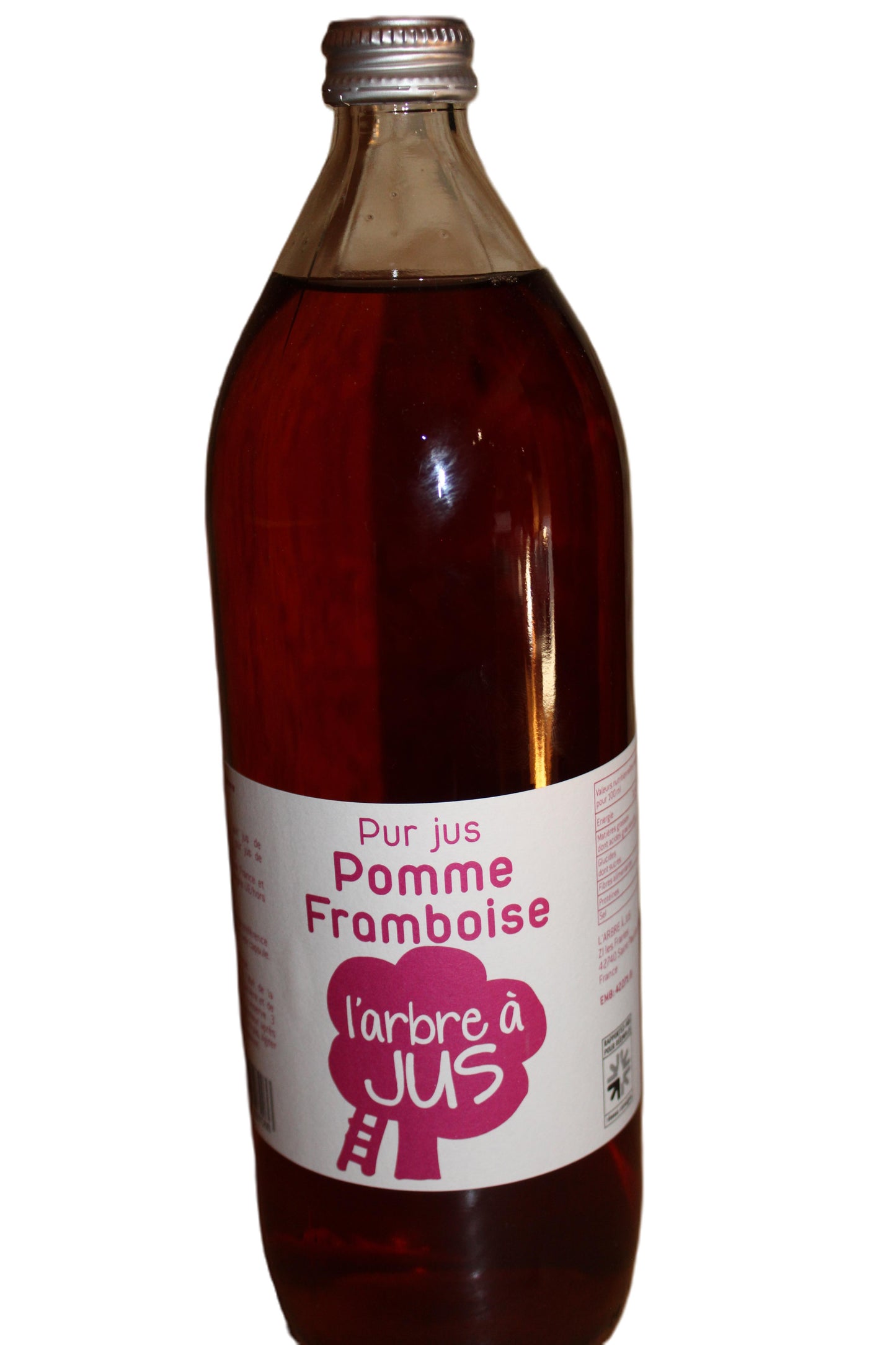 PUR JUS POMME FRAMBOISE - 1L