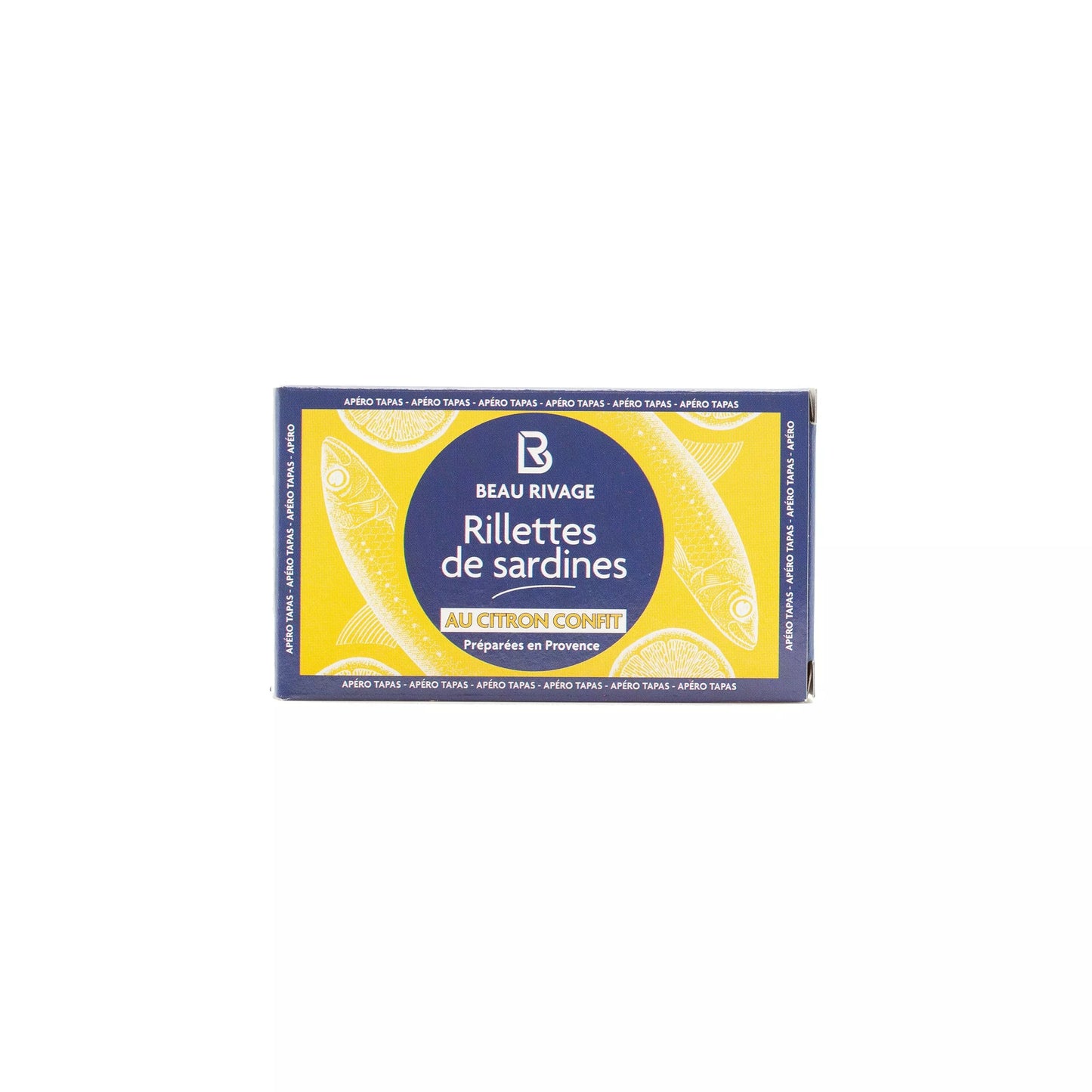 RILLETTES DE SARDINES AU CITRON CONFIT - 75G