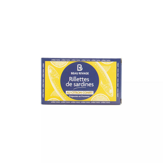 RILLETTES DE SARDINES AU CITRON CONFIT - 75G