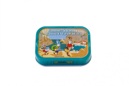 SARDINES A L'HUILE D'OLIVE ET FLEUR DE SEL