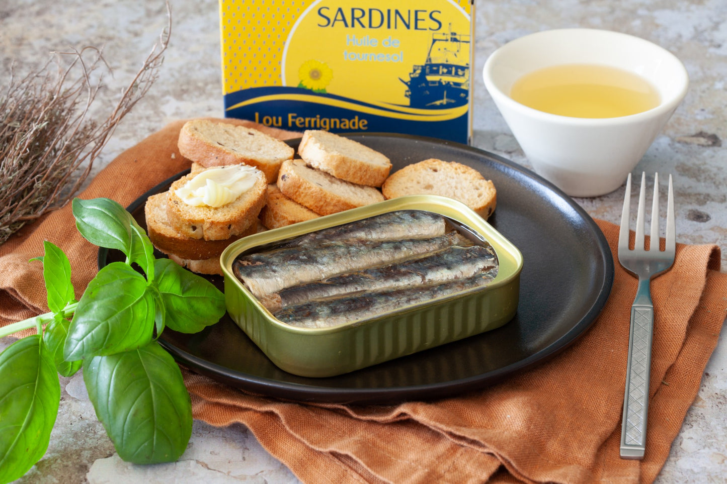 SARDINES A L'HUILE DE TOURNESOL - 115 G