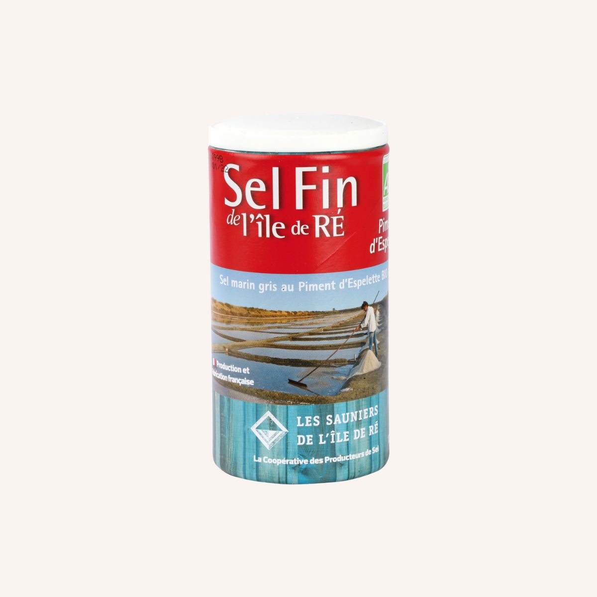 SALIERE SEL FIN AU PIMENT D'ESPELETTE - 125 G