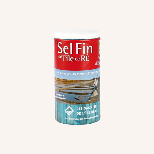 SALIERE SEL FIN AU PIMENT D'ESPELETTE - 125 G