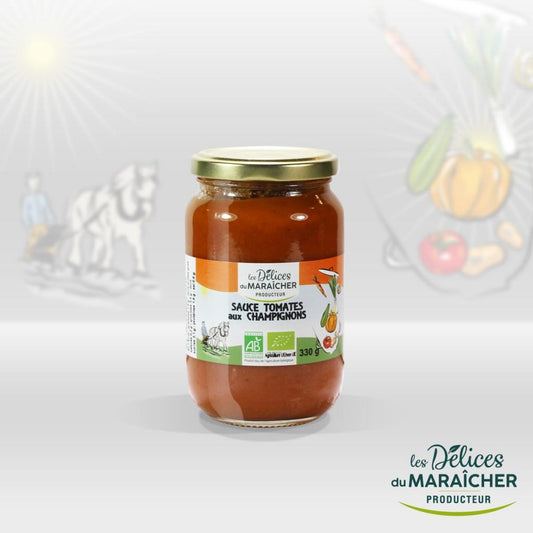 SAUCE TOMATES AUX CHAMPIGNONS - 330g