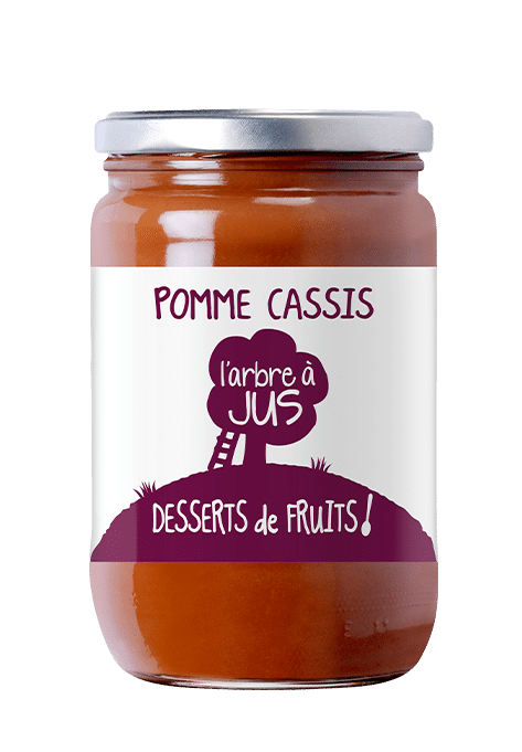 DESSERT POMME - CASSIS - 620g