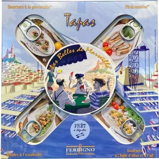 COFFRET TAPAS X 4 BOITES