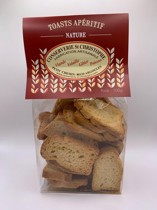 TOAST APERITIFS NATURE - 100 gr