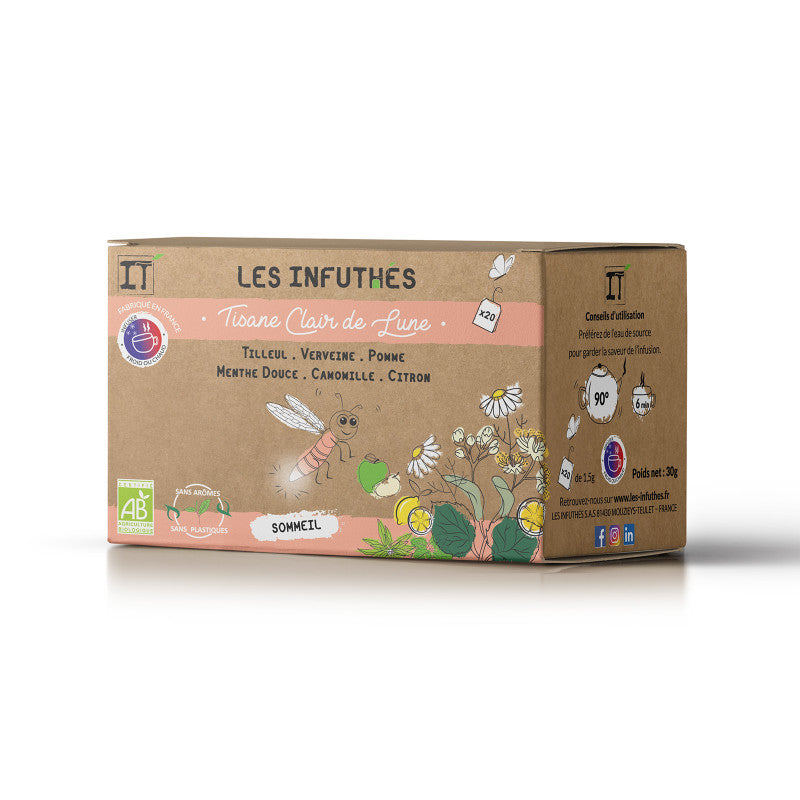 TISANES CLAIR DE LUNE - 20 SACHETS INDIVIDUELS