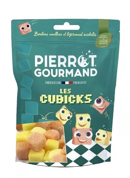 SACHET DE BONBONS REFERMABLE CUBICKS - 100g