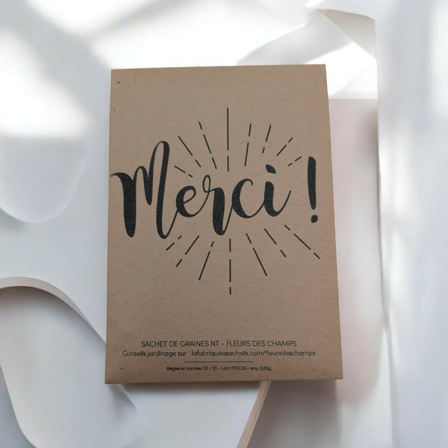 CARTE DE GRAINES - MERCI