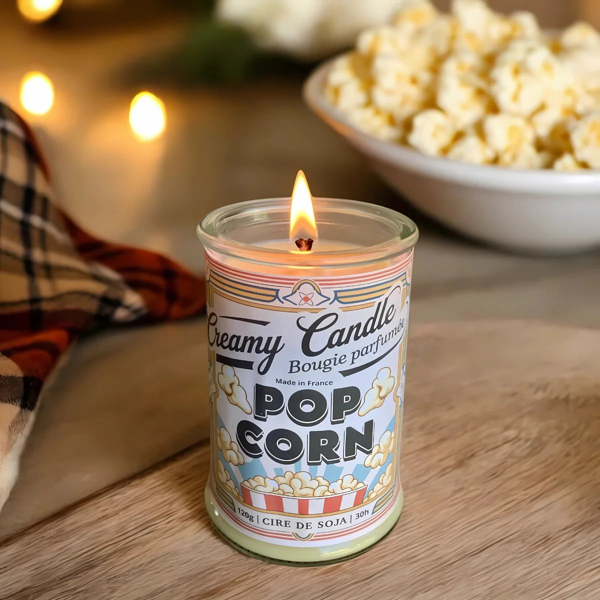 BOUGIES PARFUMÉE - POP CORN