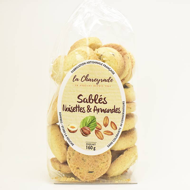 SABLÉS NOISETTE AMANDE 160g
