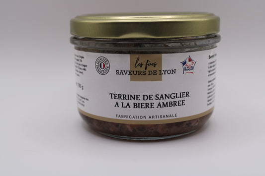 TERRINE DE SANGLIER A LA BIERE AMBREE - 180gr