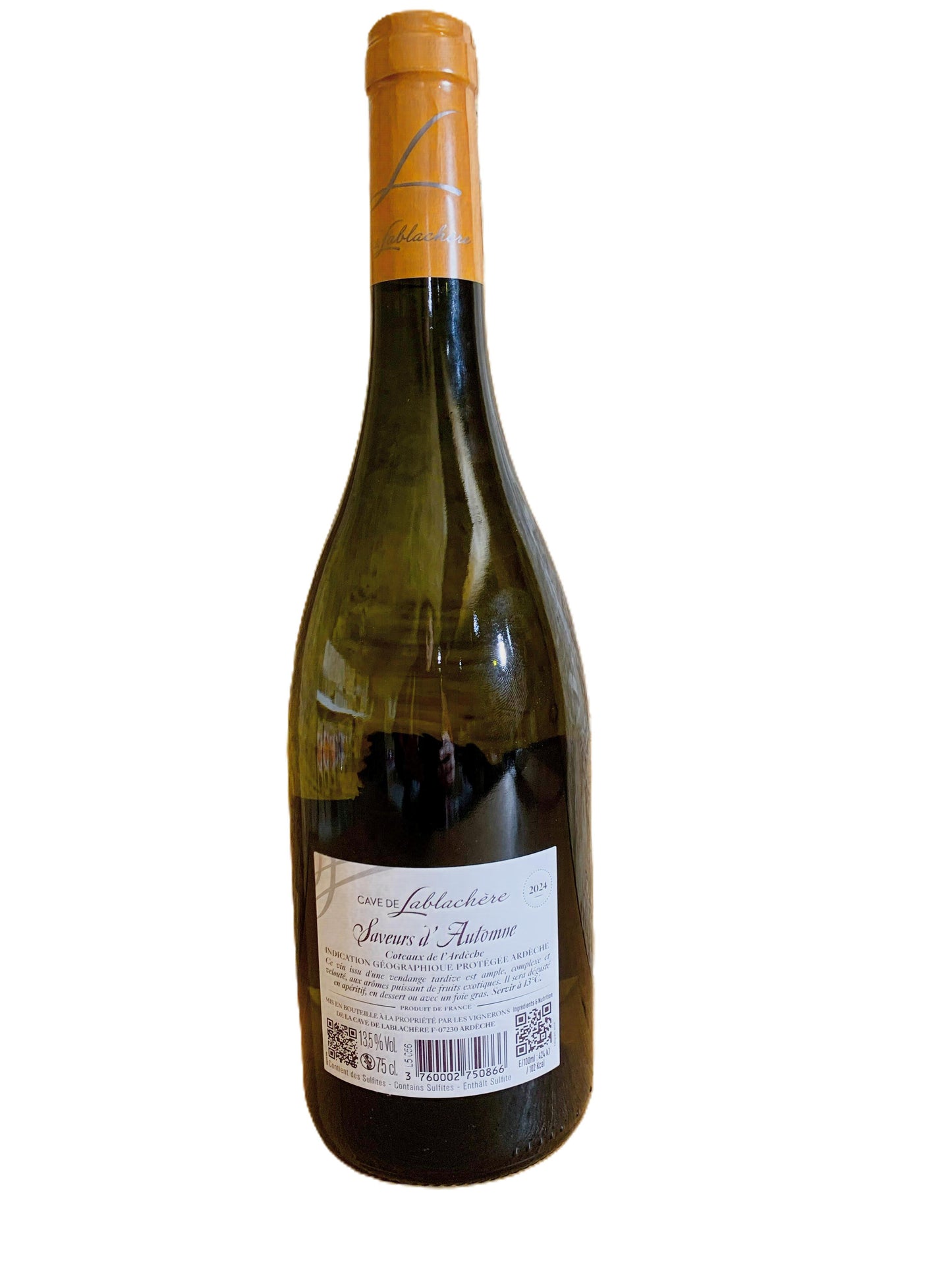 VIN BLANC - SAVEUR D'AUTOMNE - 750ml